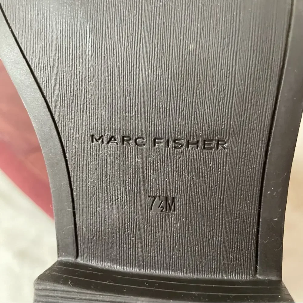 Marc Fisher Tall Leather Boots Size 7.5